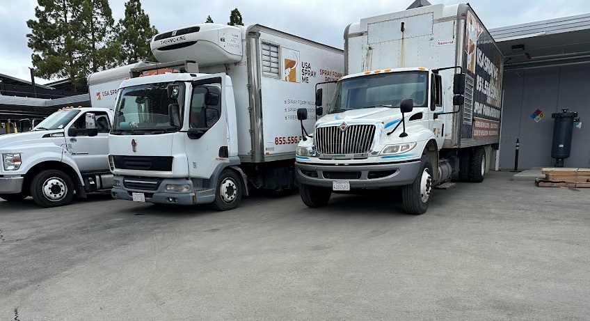  

                  USA Spray Me trucks equipped for spray foam insulation projects in Oakland.




                  