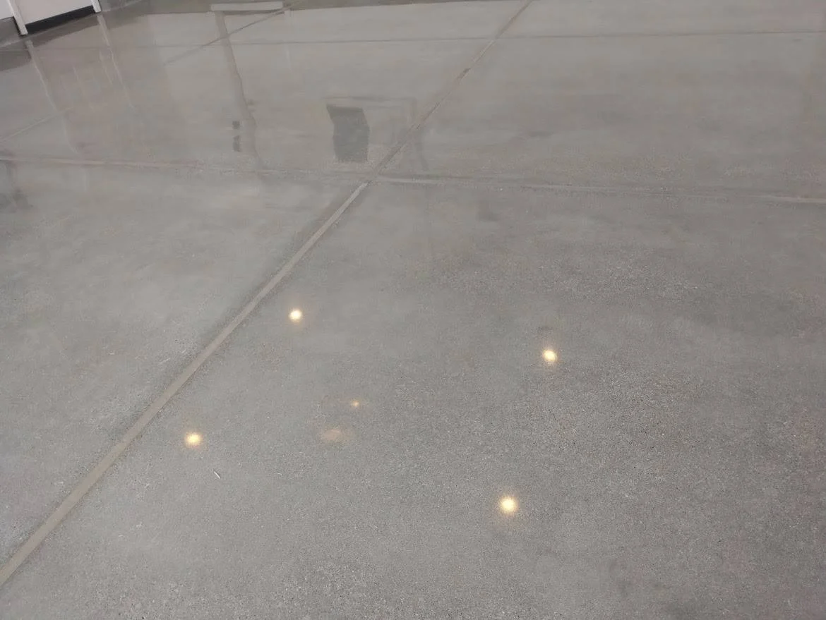 Polished concrete floor