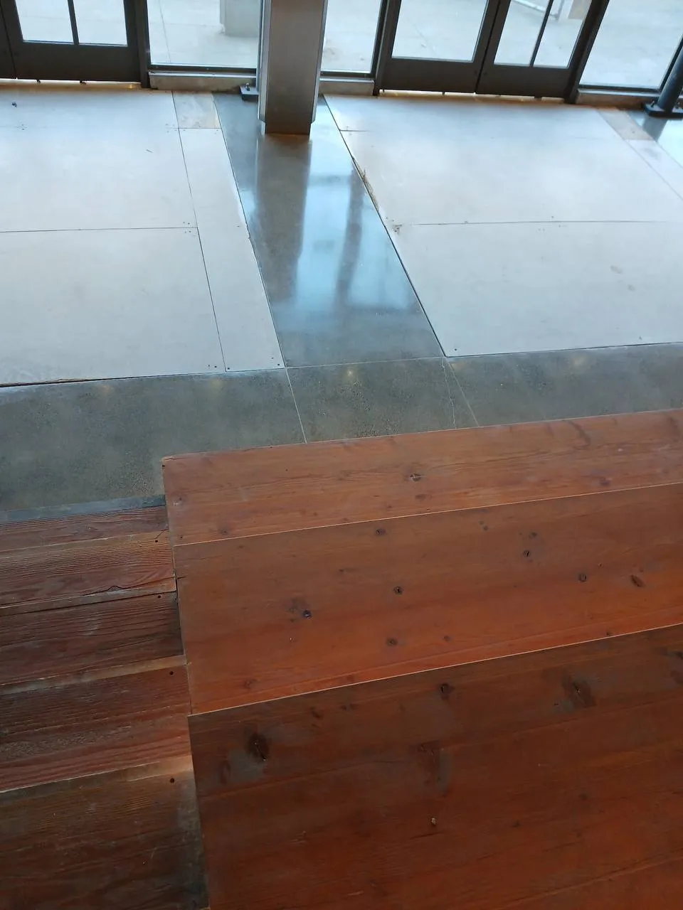 Concrete floor finishing