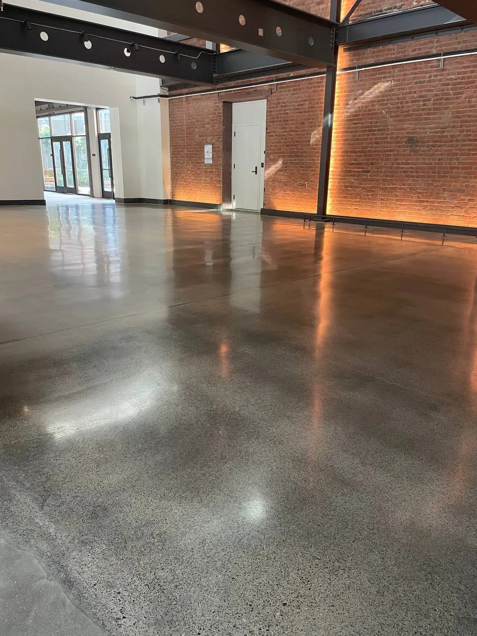 Warehouse floor grinding