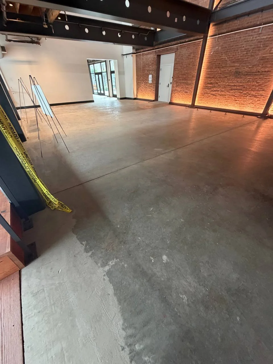 Polished concrete project