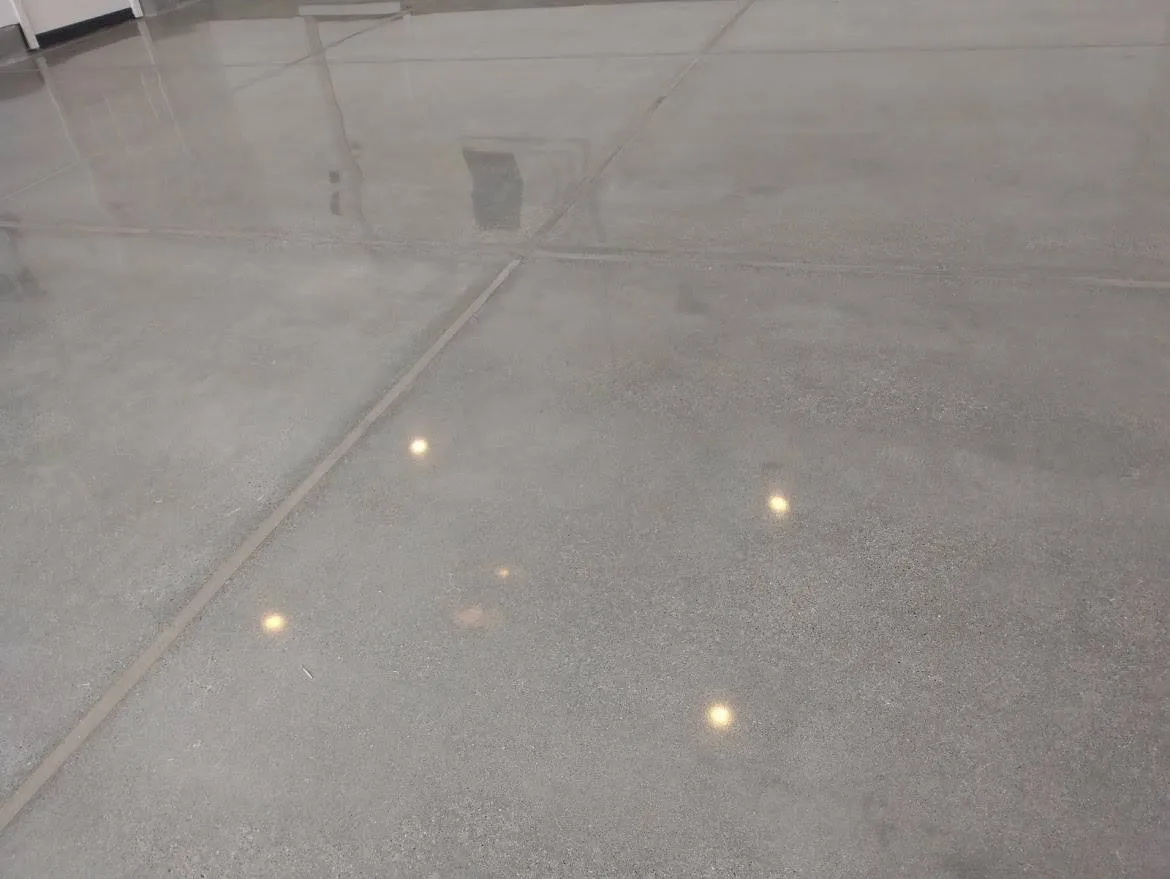 Concrete grinding work