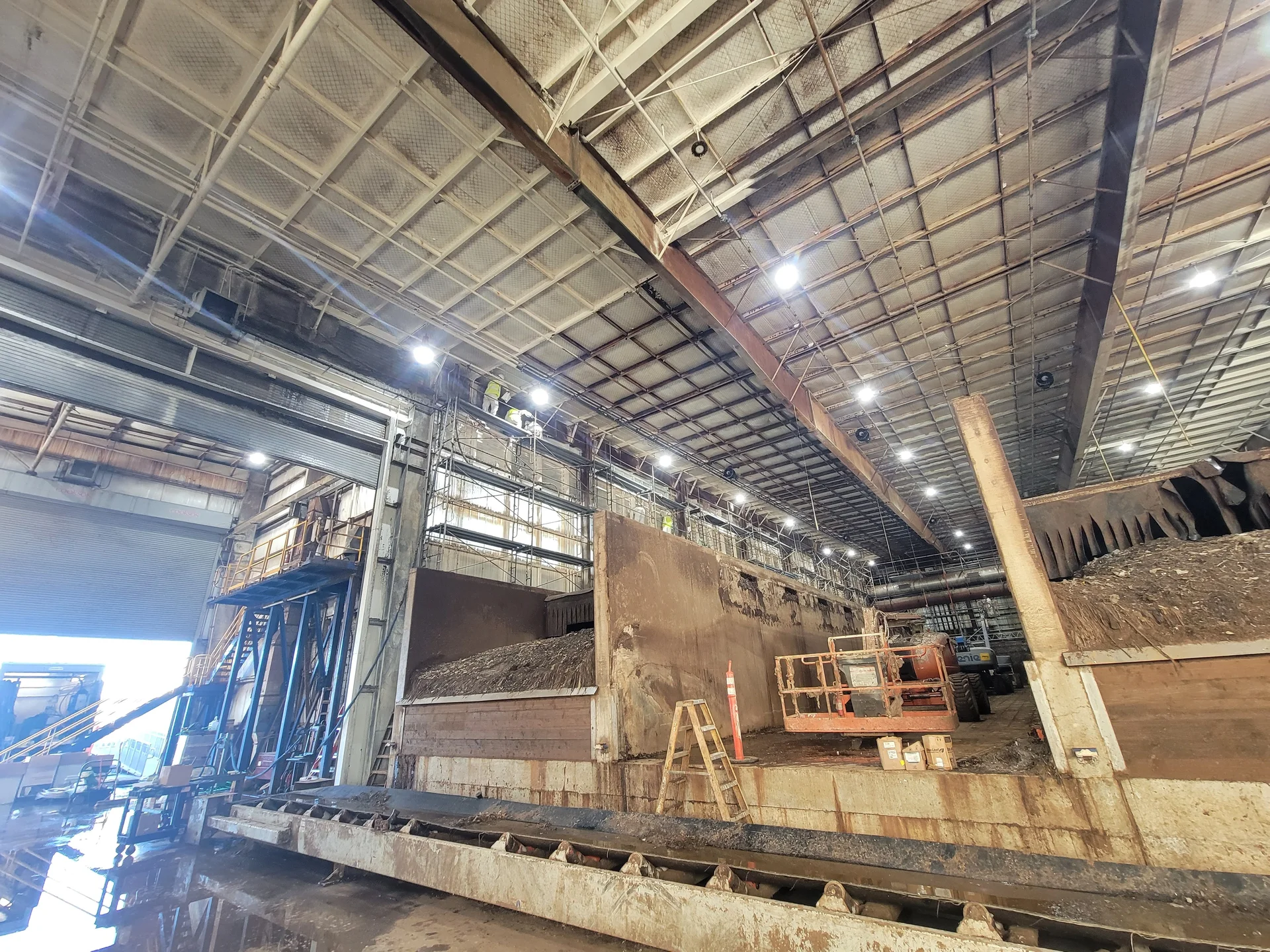 Commercial coating project