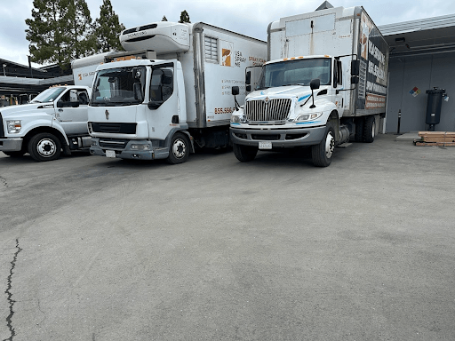 USA Spray Me trucks prepared for spray foam insulation work in Napa Valley.