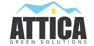  Attica Green Solutions logo, a spray foam insulation contractor promoting sustainability in California. 